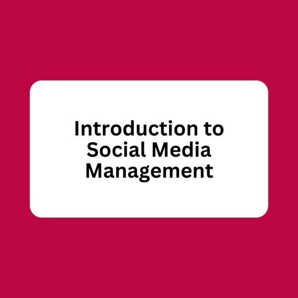 Introduction to Social Media Management